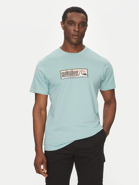 

Футболка обычного кроя EQYZT08040 Quiksilver, бирюзовый