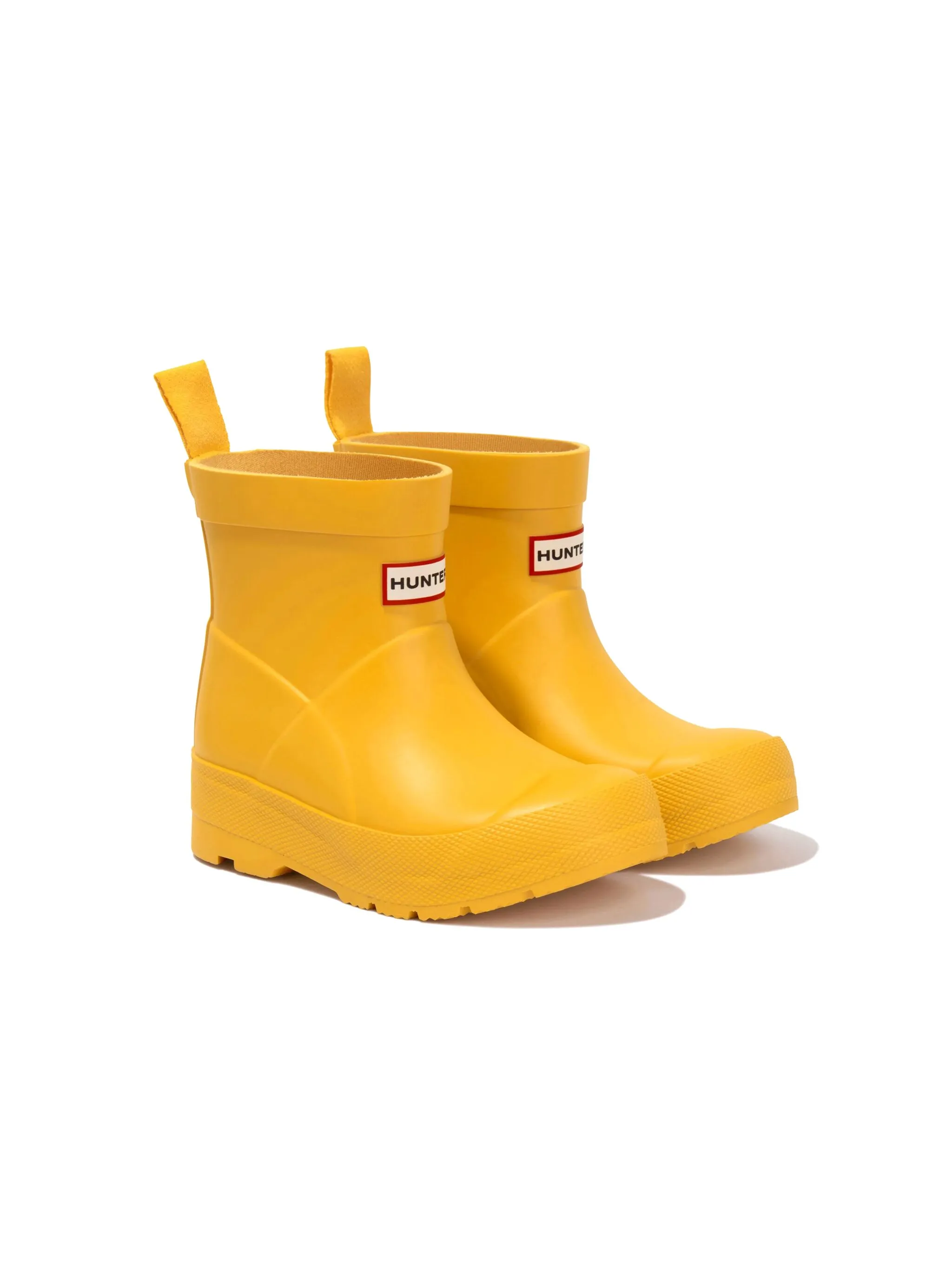 

Резиновые сапоги с нашивкой-логотипом Hunter Kids, желтый