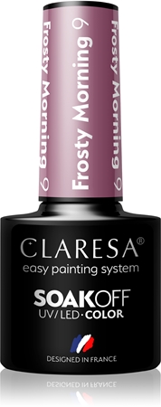 

Гибридный лак для ногтей Claresa SoakOff UV/LED Color Frosty Morning, 9 5 g