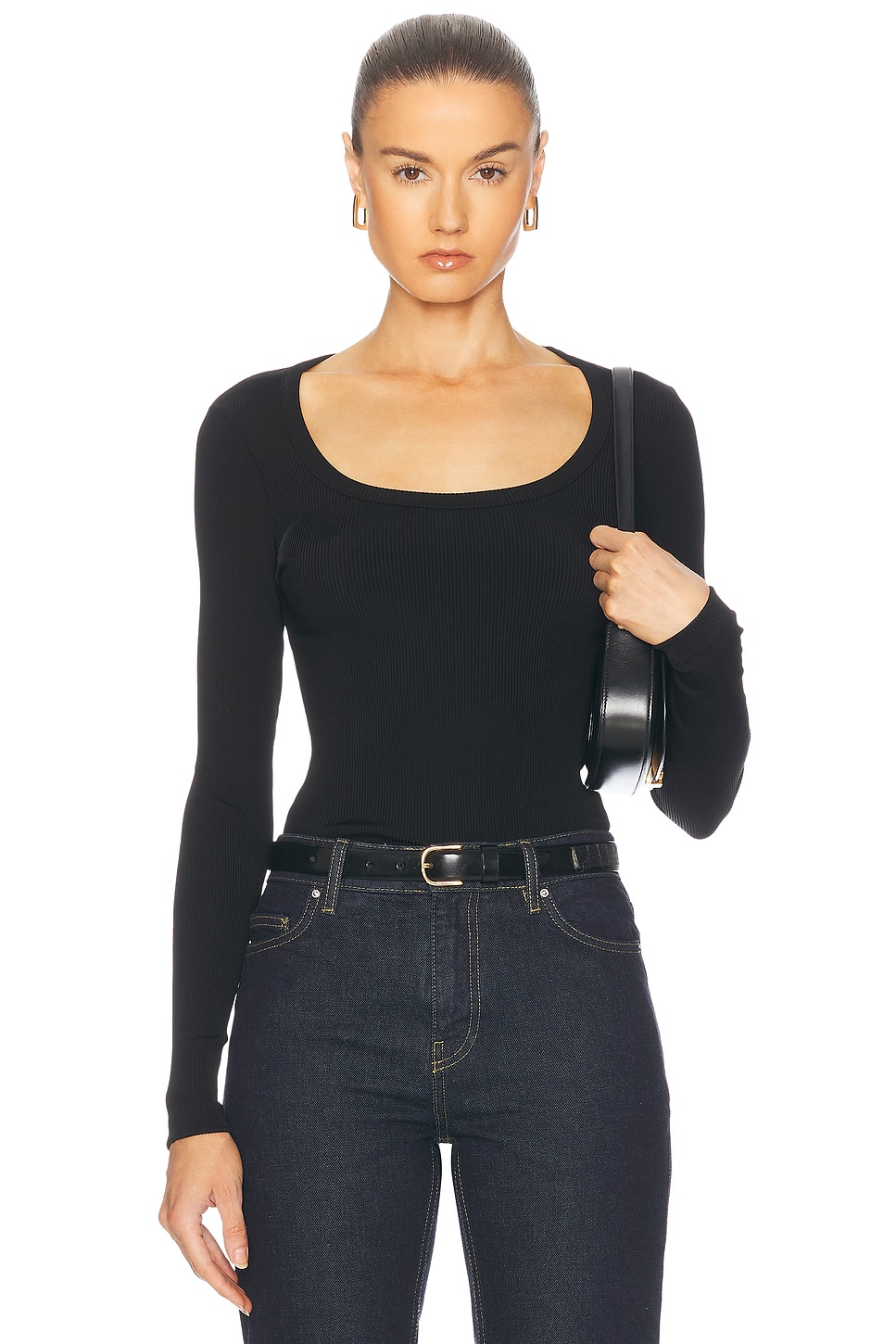 

Футболка Rumi Scoop Neck Citizens Of Humanity, Black