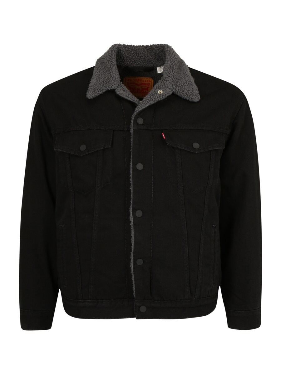 

Межсезонная куртка Levi's Big & Tall Sherpa Trucker Jacket, черный