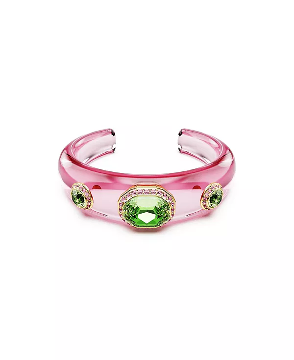 

Браслет-Манжета Dulcis смешанной огранки с разноцветным покрытием из золота Swarovski, multicolor