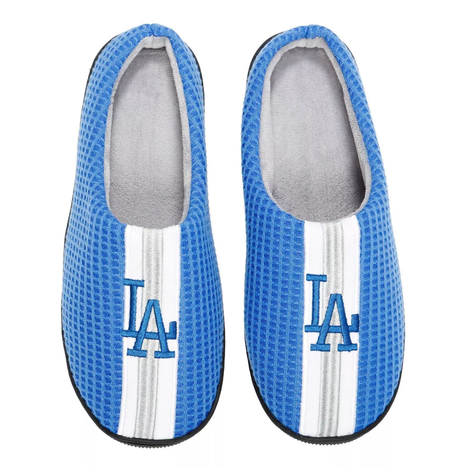 

Мужские шлёпанцы из пены с эффектом памяти FOCO Royal Los Angeles Dodgers Team Stripe
