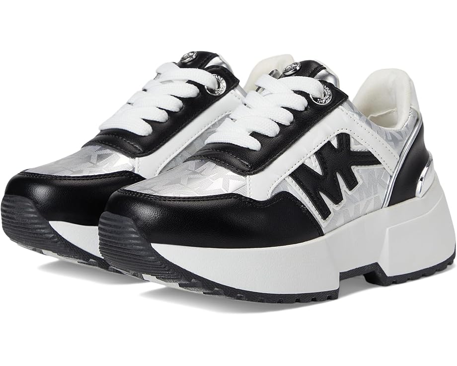 

Кроссовки MICHAEL Michael Kors Kids Cosmo Maddy, цвет Silver Metallic/Black