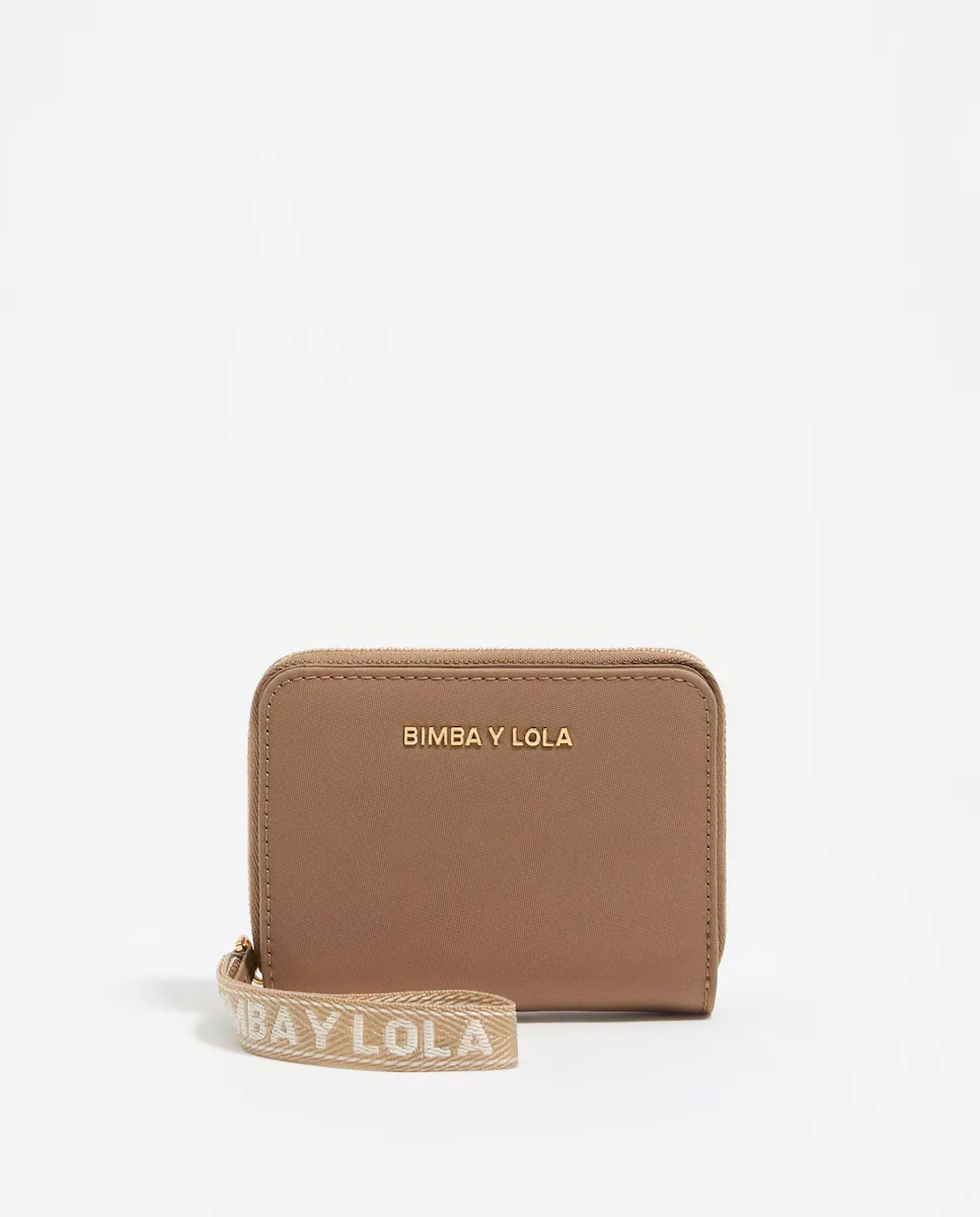 

Женский нейлоновый кошелек на молнии Bimba y Lola, коричневый