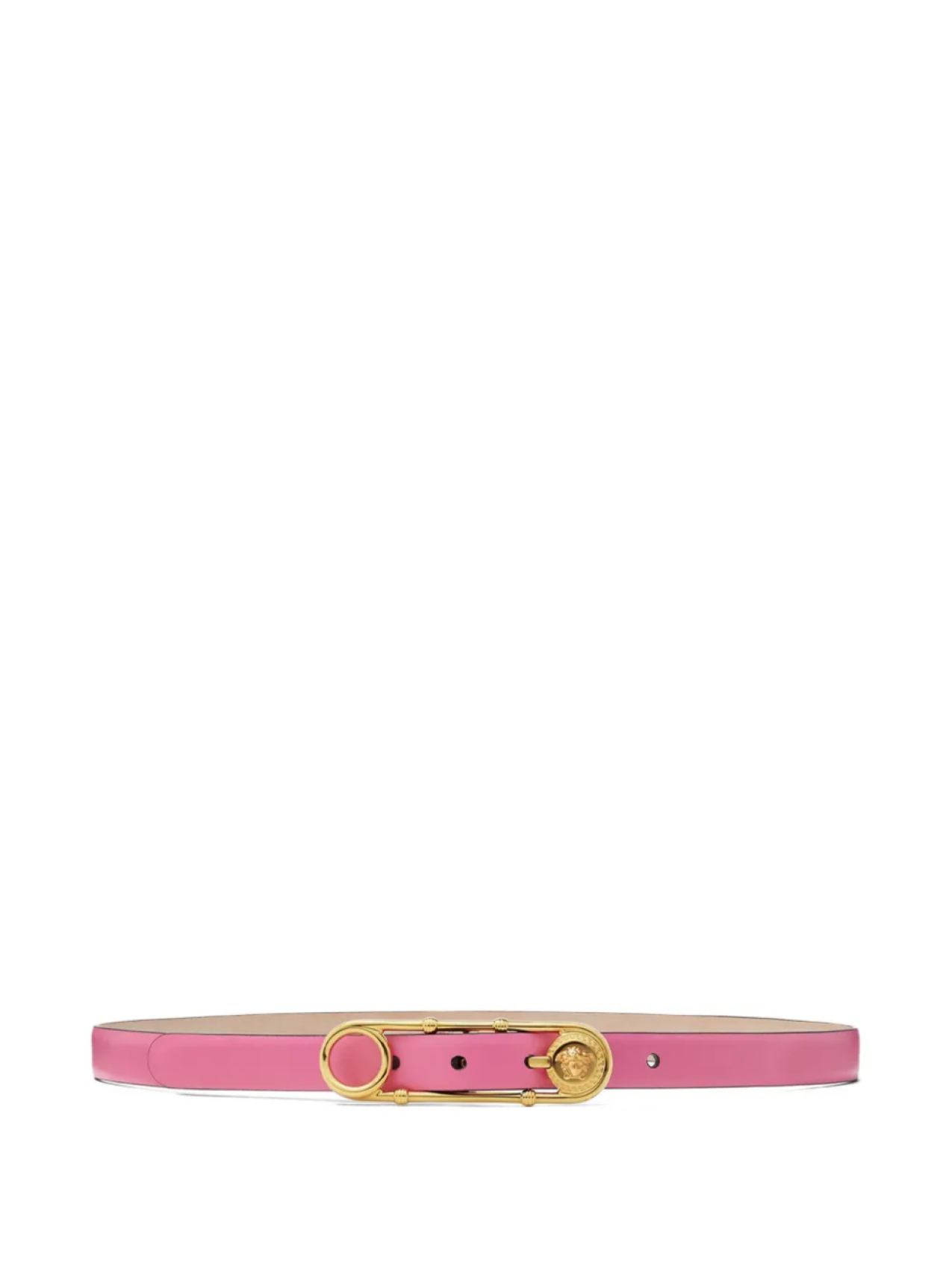 

Versace ремень с пряжкой Safety Pin, розовый