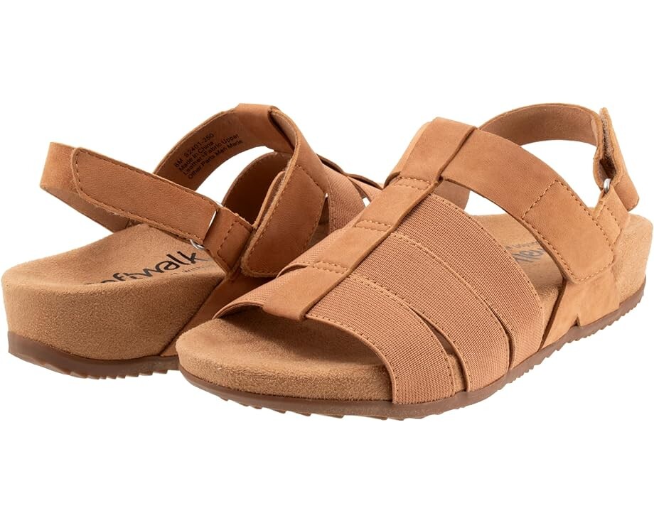 Сандалии SoftWalk Burnaby, цвет Tan Nubuck