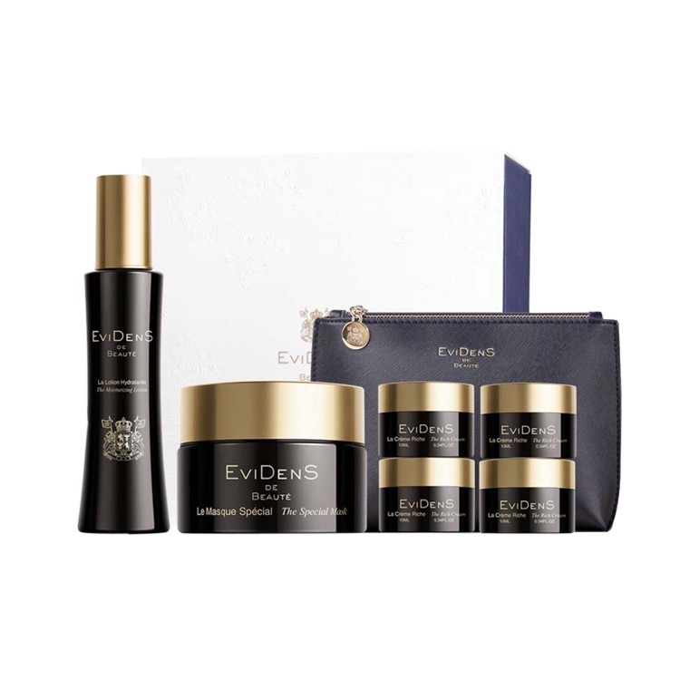 Набор для ухода за кожей Triple Collagen Revitalizing Hydrating из семи предметов, увлажняющий и успокаивающий Evidens — фото 2