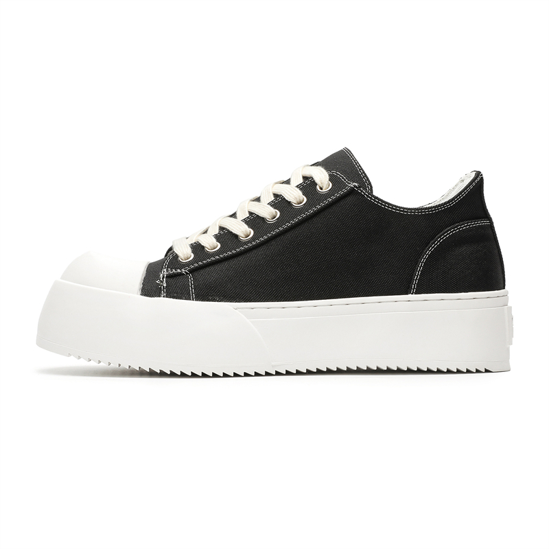 

FAPAI Низкие парные скейтерские кроссовки Unisex Black - Black Высотные (Женский размер), цвет Black Height Increasing (Women's Size)