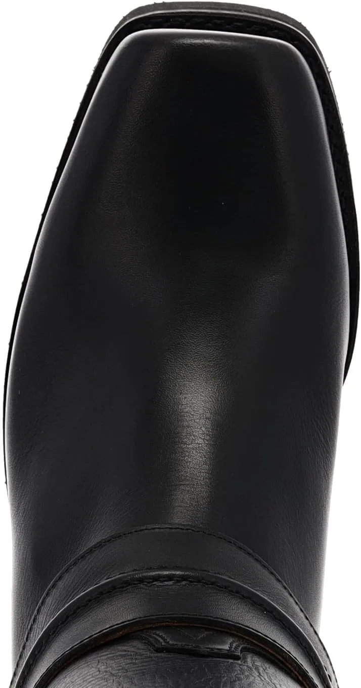 FB Fashion Boots FB Модные ботинки Унисекс байкерские ботинки синие высокие ботинки Лорен черные байкерские ботинки кожаные ботинки — фото 2