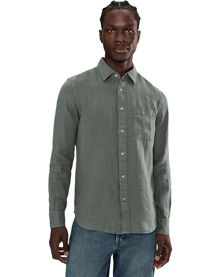 

Мужская рубашка Faherty Laguna Linen, Valley Sage