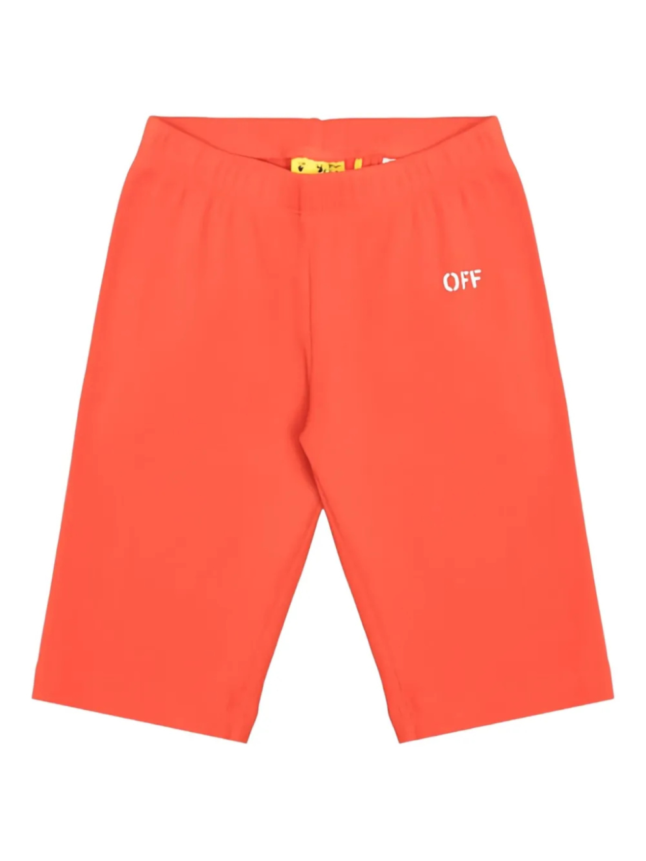 

Шорты с вышитым логотипом Off-White Kids, оранжевый