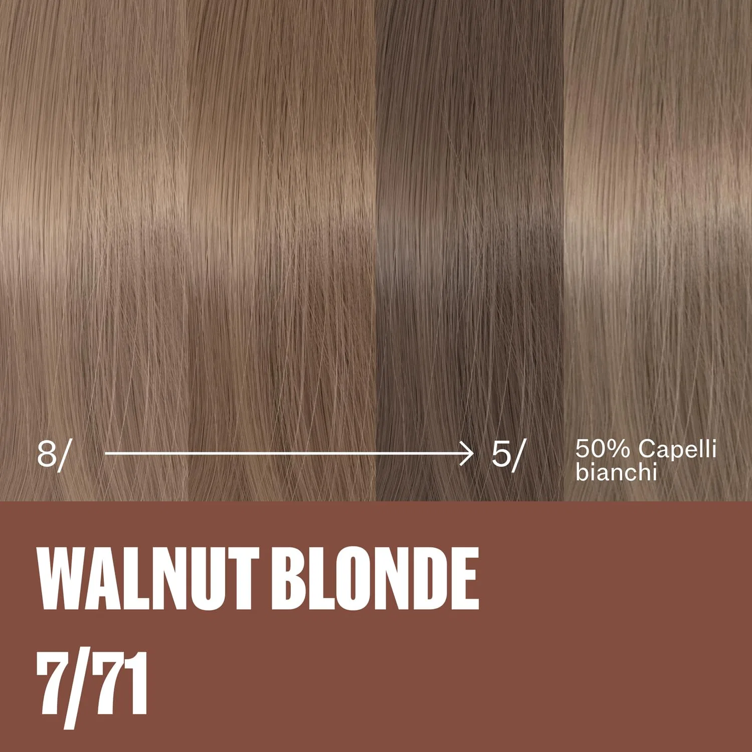 Профессиональная краска для волос «Supernatural Color 7/71 Walnut Blonde» от Wella Wella — фото 4