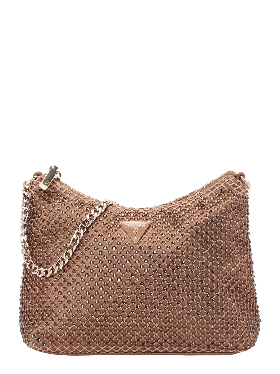 

Сумка кросс-боди GUESS ZALINA TOP ZIP SHOULDER BAG, Bronze