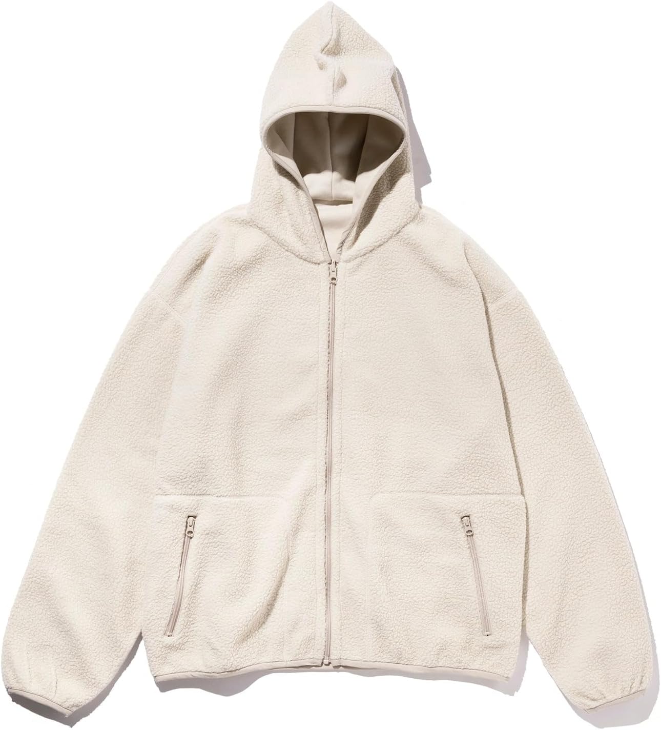 

Мужская двусторонняя толстовка с капюшоном на молнии Gordon Miller Carfriendly, светло-бежевый