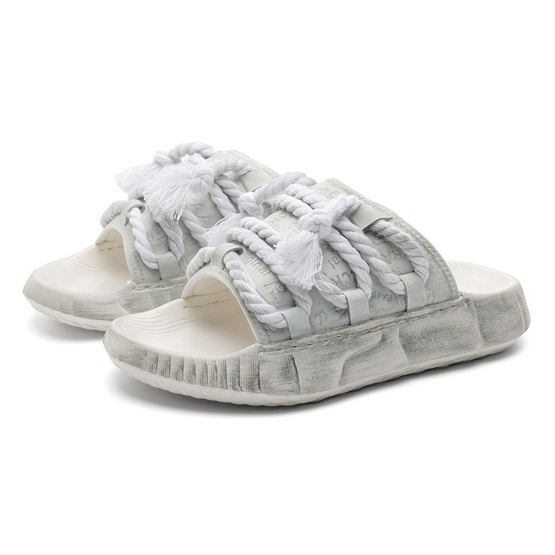 

Тапочки-слайды мужские WEISHIBANGWEI, Distressed White