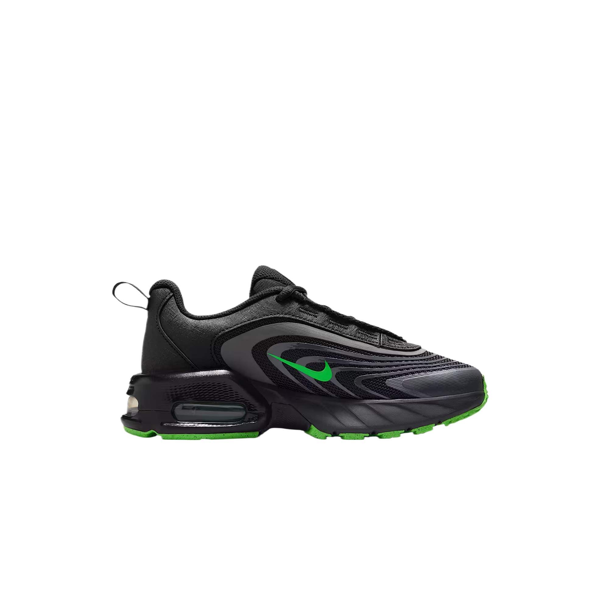 Кроссовки Air Max Fire Low Top для детей и подростков Nike, черный/зеленый — фото 2