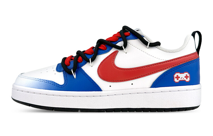 

Кроссовки Nike Court Borough Skateboard Shoes Women's Low-Top Blue Red