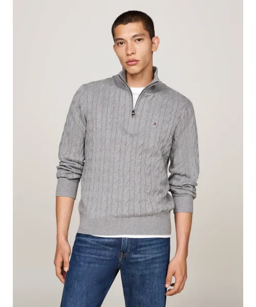 

Свитер Regular fit Tommy Hilfiger, серый