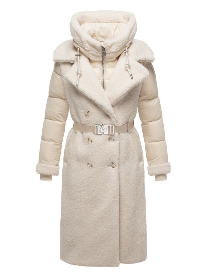 

Navahoo Зимнее пальто, уютная мечта, размер 14, цвет кремовый