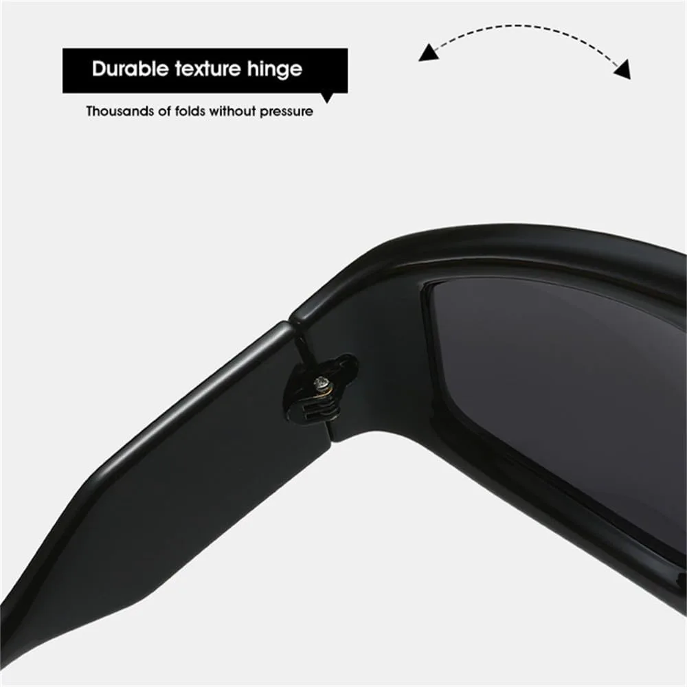 

Солнцезащитные очки для женщин и мужчин, с поликарбонатными линзами, оправой в винтажном стиле, для походов и спорта, с защитой от УФ-излучения UV400 generic, C1-4768