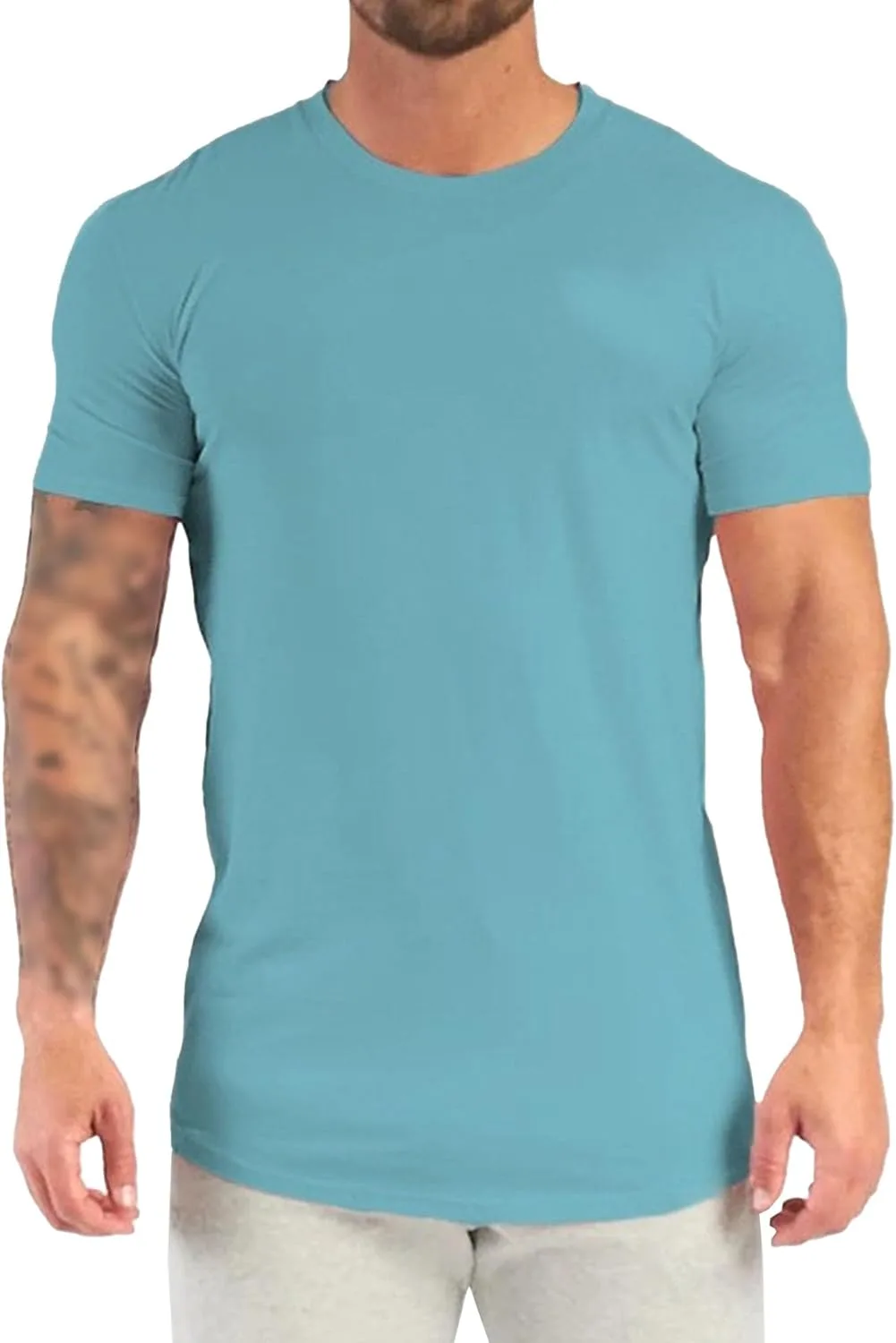 

Футболка для тренировок Stretchy Gym Tee для мужчин Gsywaipei