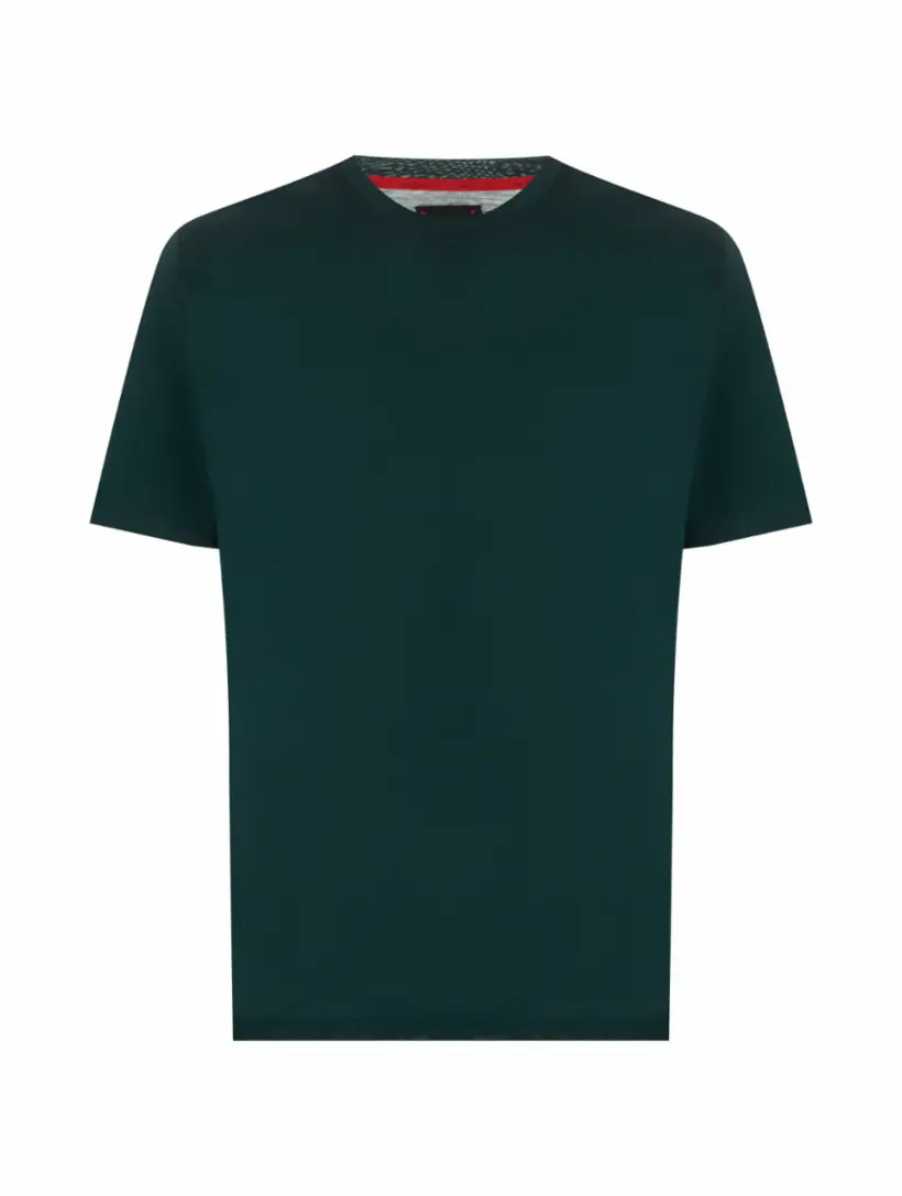 

Хлопковая футболка с логотипом Kiton, зелёный