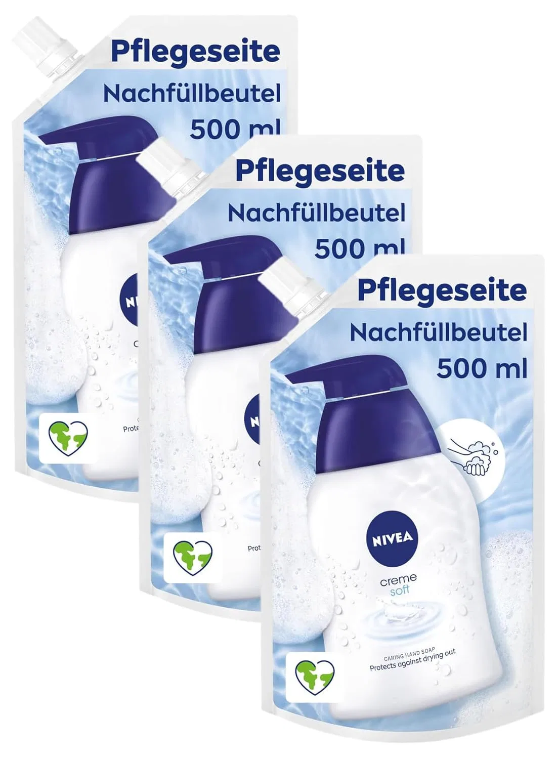 Жидкое мыло для рук «Creme Soft» в сменном блоке от NIVEA Nivea
