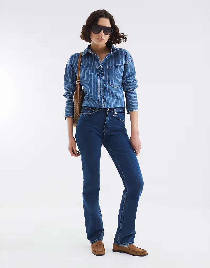 

Джинсы River Island Stretch прямые из денима - средние