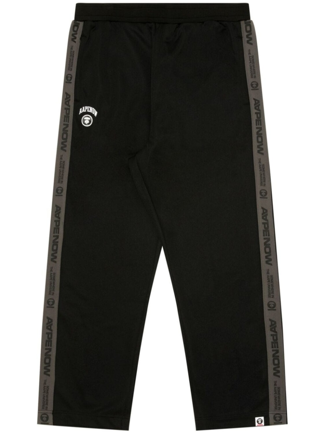 

A Bathing Ape спортивные брюки с вышитым логотипом, черный