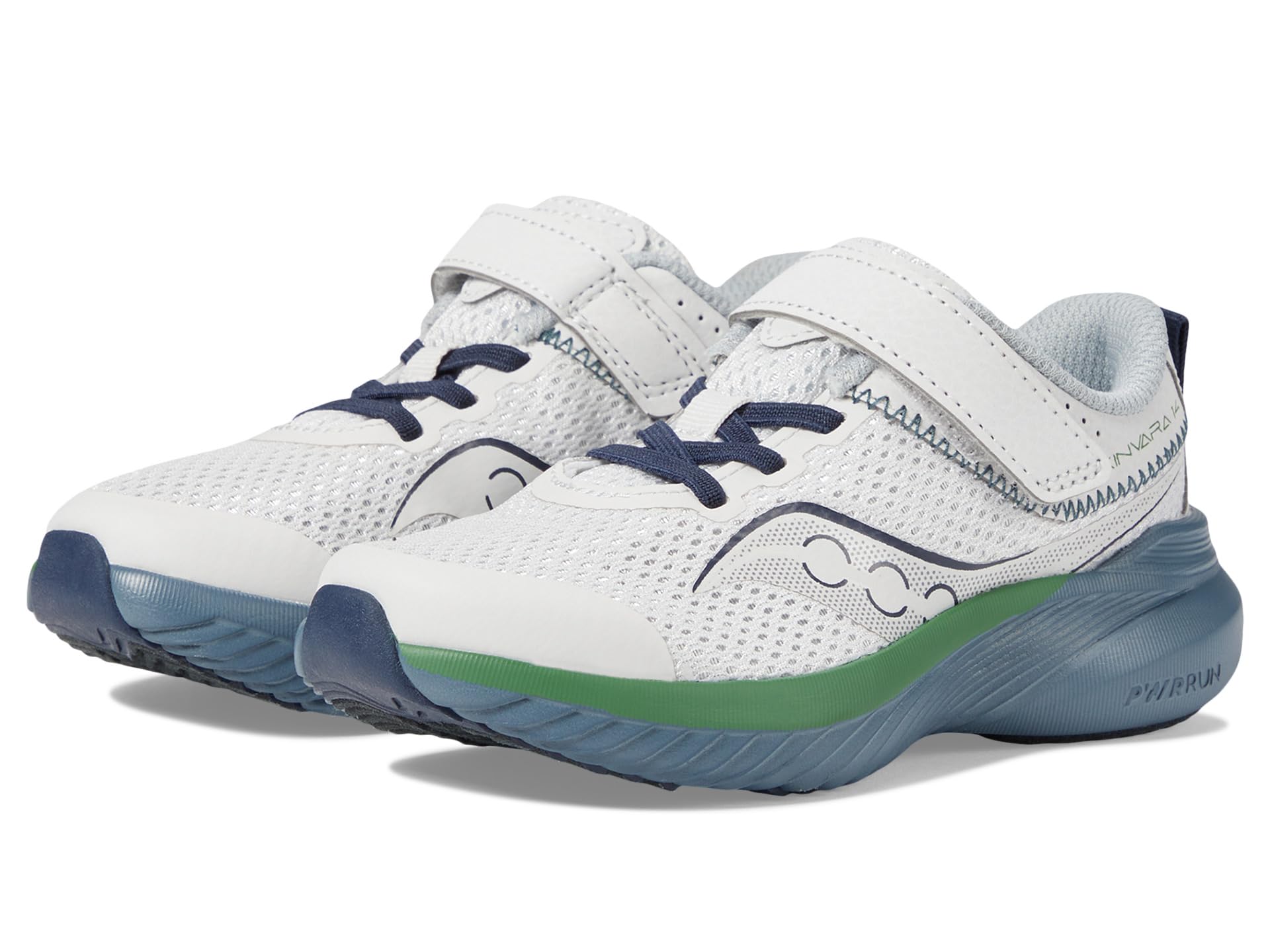 

Кроссовки Saucony Kids Kinvara 14 A/C Sneakers, Grey/Blue/Green