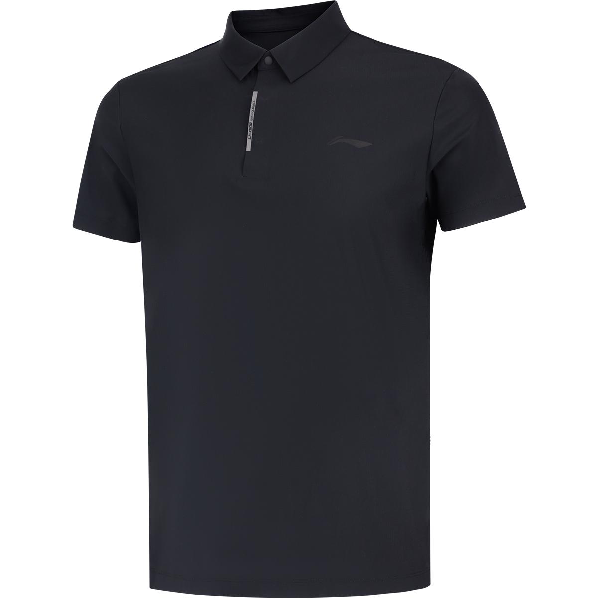 

LINING Футболка-поло мужская Fitness Series Black, Черный, LINING Футболка-поло мужская Fitness Series Black