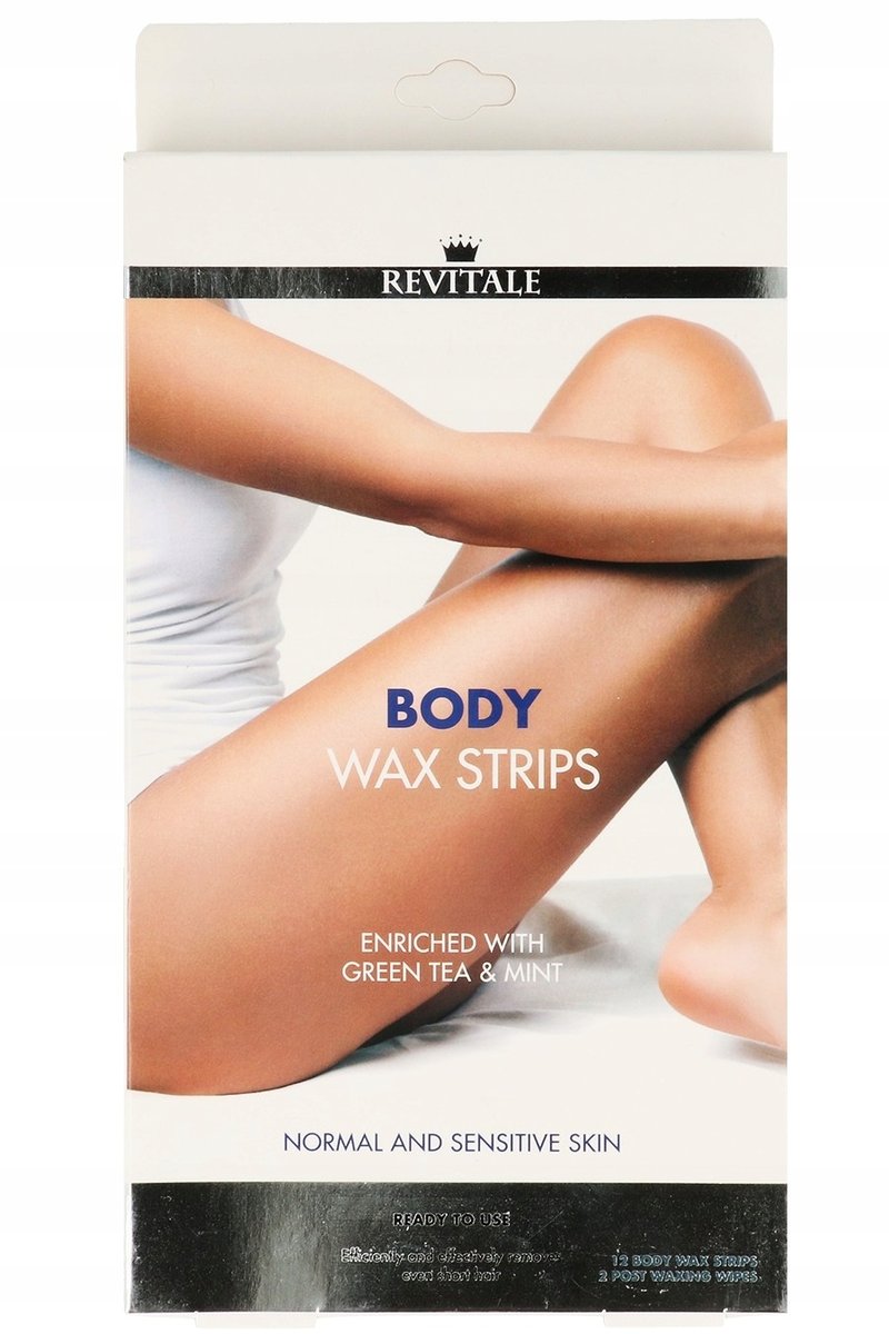 

Полоски для удаления волос Revitale Body Wax Strip, 12 шт. Inna marka