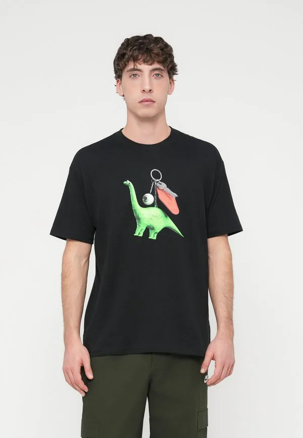 Футболка с принтом в виде брелока с динозавром Nike Sb, Black
