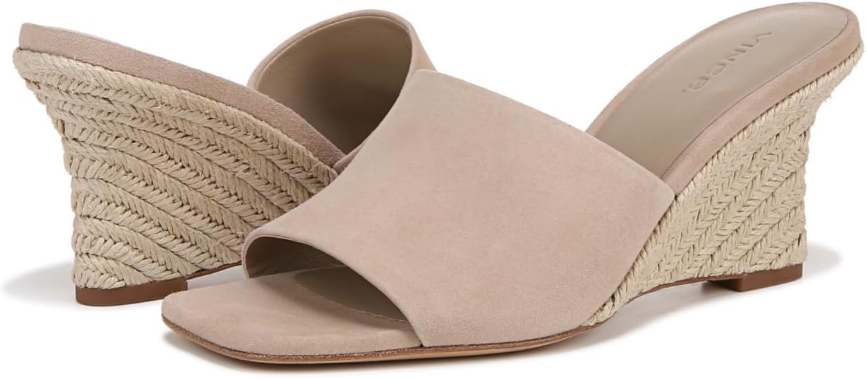 

Сандалии Vince Pia Wedge Slide Sandals, цвет Taupe Clay Espadrille