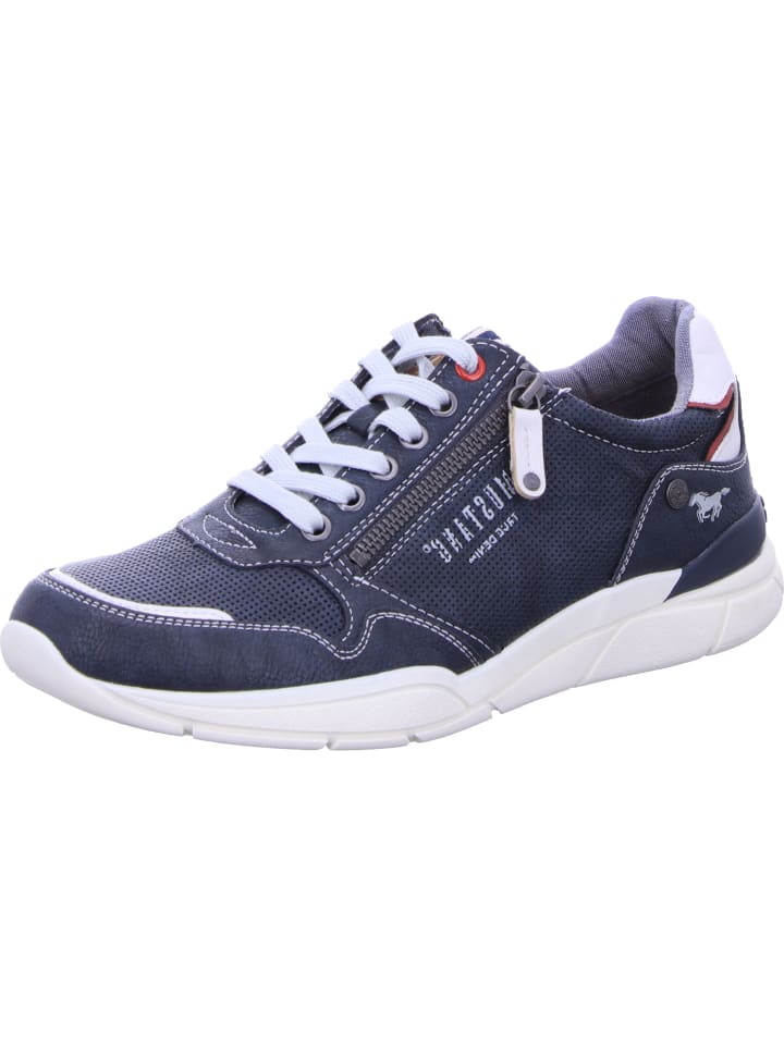 

Кроссовки на шнуровке MUSTANG SHOES, цвет navy/weiß