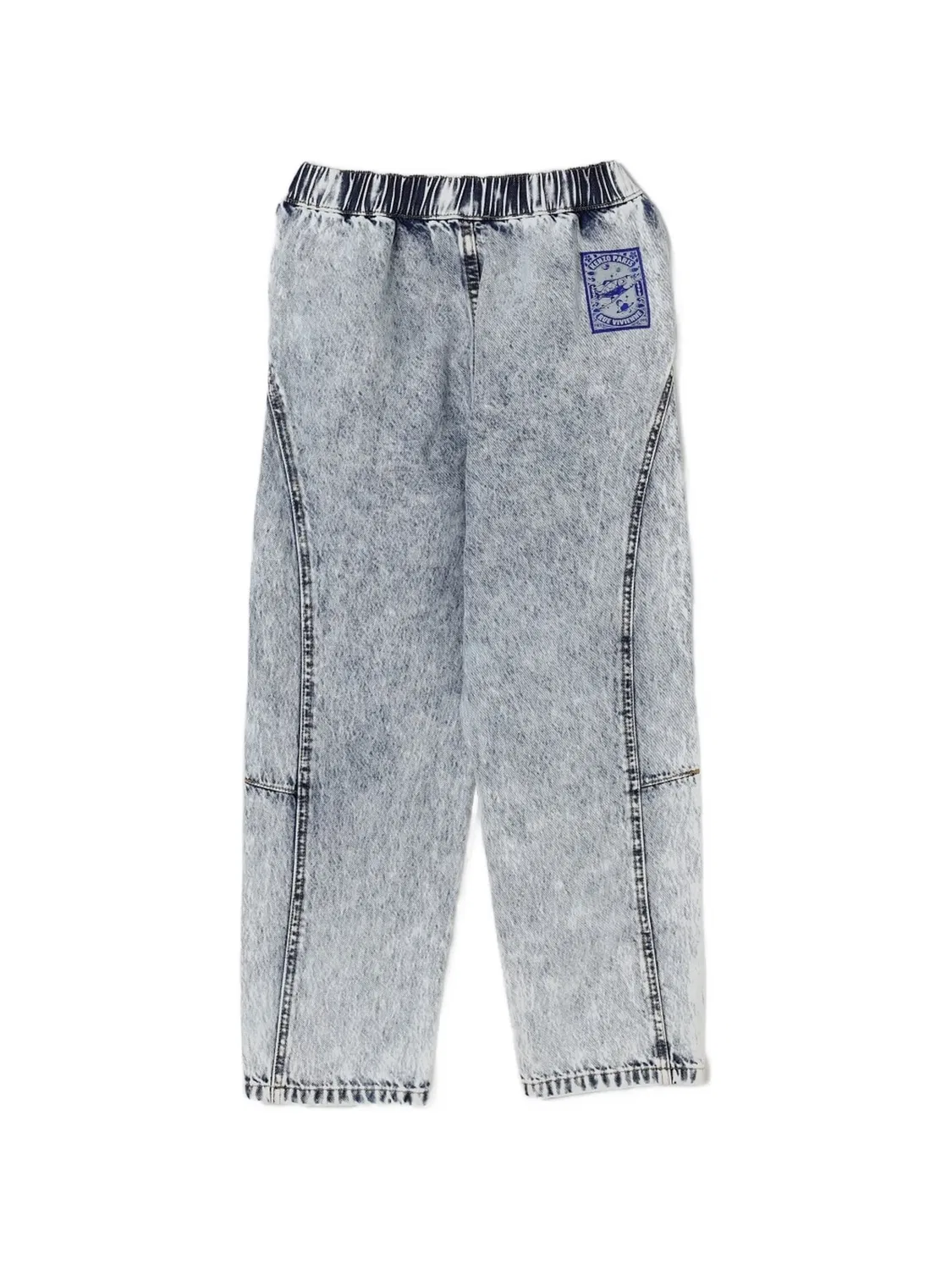 Джинсы с эластичным ременом Kenzo Kids — фото 2