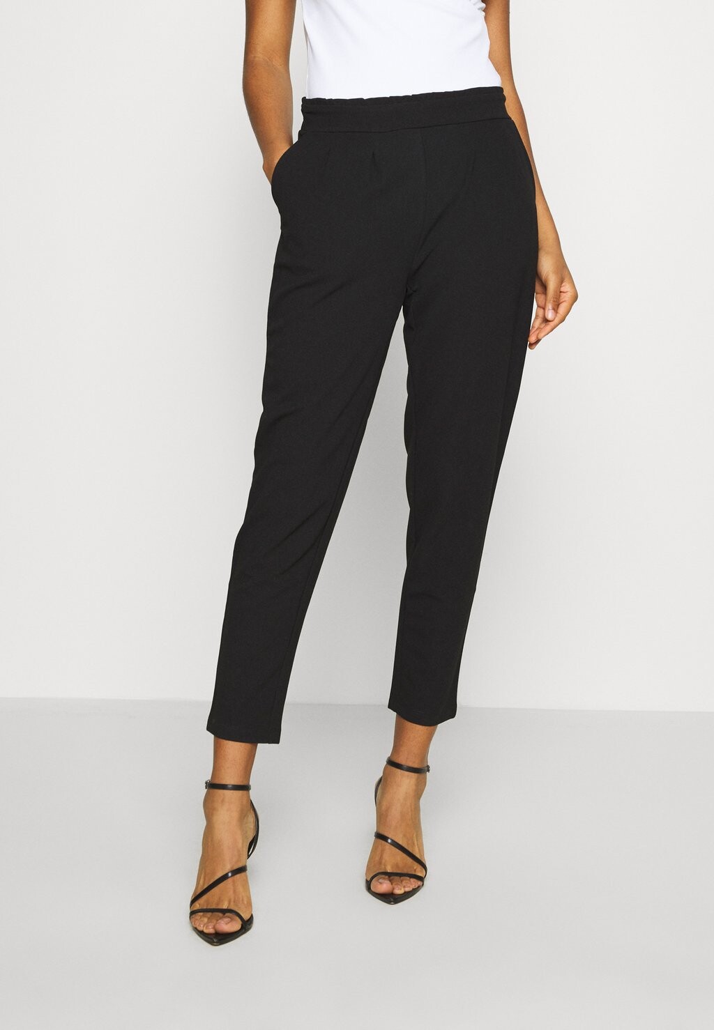 

Брюки Even&Odd, черный Paperbag Waist Tapered Trousers, черный