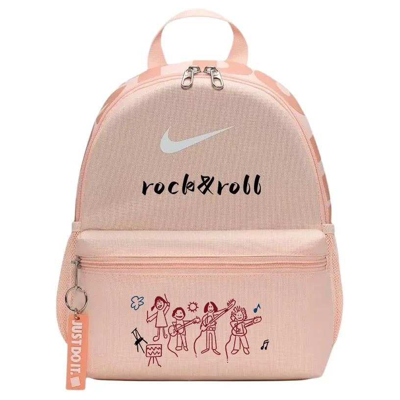 

Nike Тканевый рюкзак унисекс кораллово-красный и абрикосово-желтый, Music