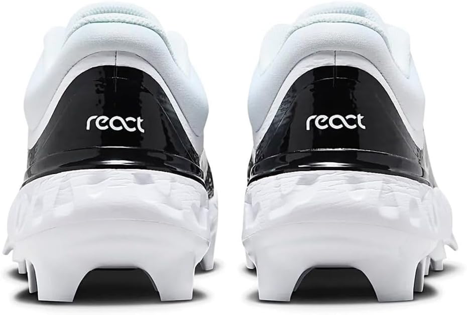 Бейсбольные бутсы Nike Men's Alpha Huarache Elite 4, White/Black/Pure Platinum — фото 3