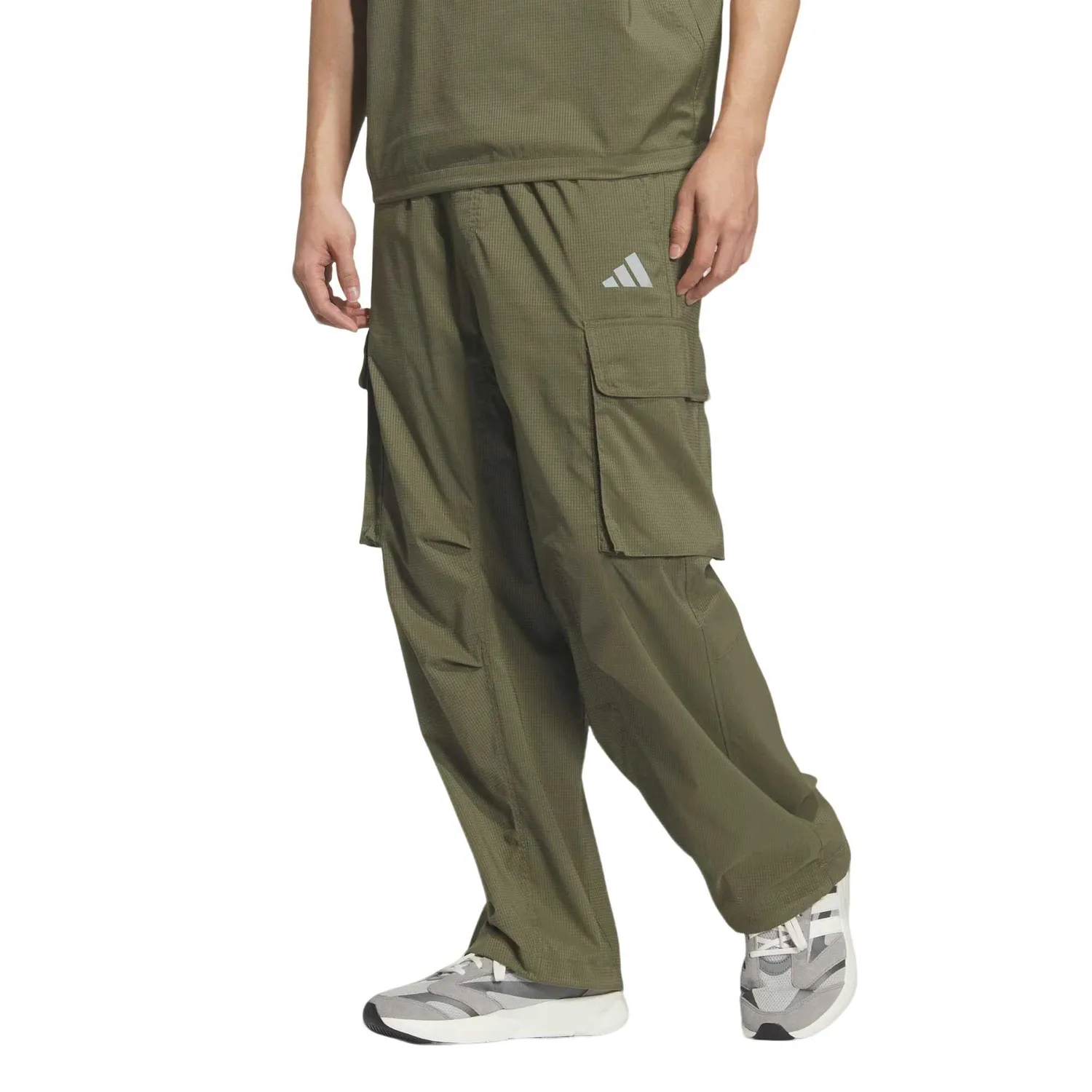 Adidas Карго-брюки Men's Strata Olive Green Moderate — фото 3