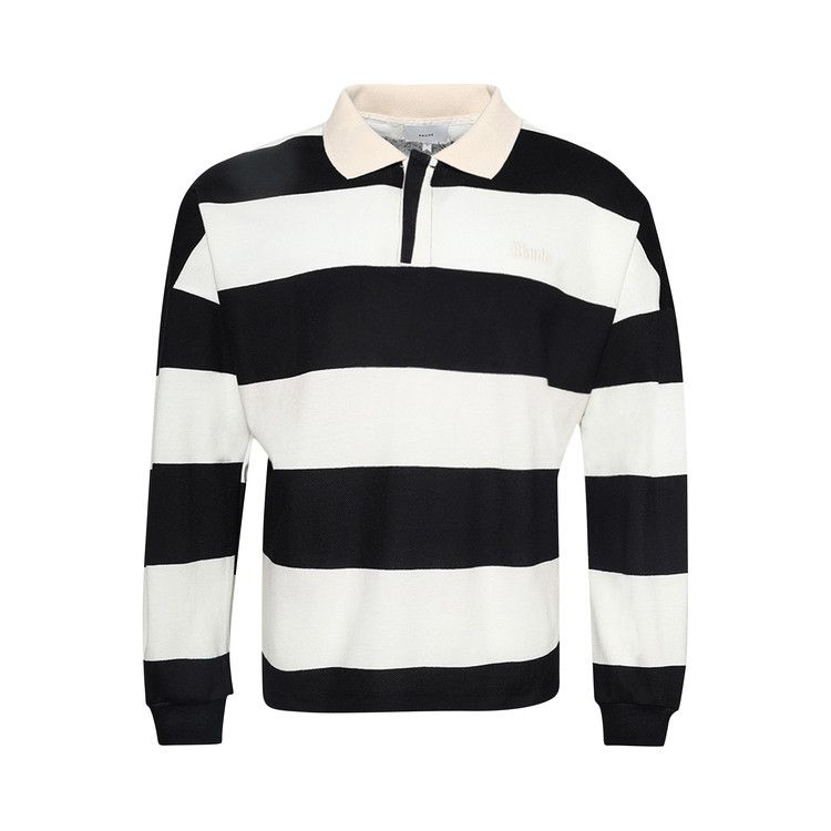 

Поло Rhude Striped Pique Polo, White/Black