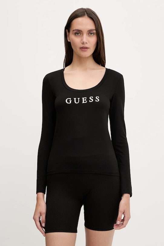

Лонгслив New Carrie Guess, черный