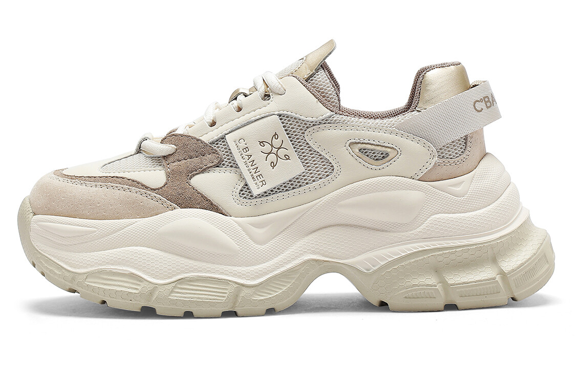

Кроссовки C°BANNER Chunky Sneakers Women's Low-top Beige, цвет Apricot