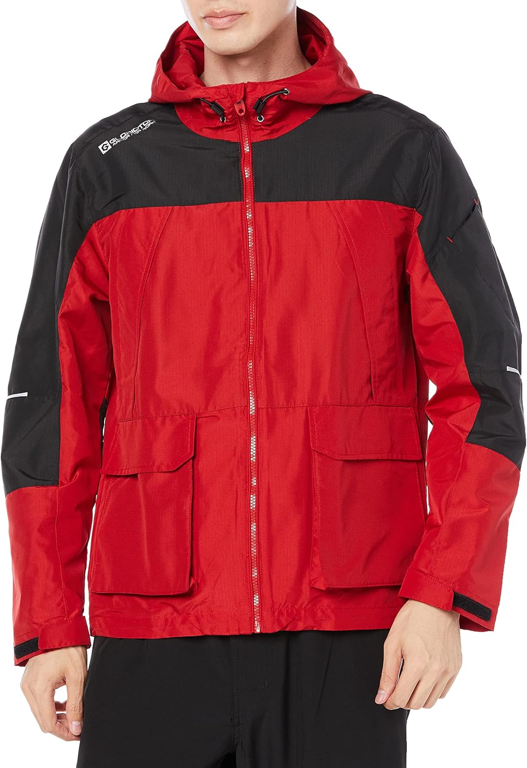 

Худи Kokos Nobuoka G-GAIA Field, для дегустаций на открытом воздухе, повседневное, легкое, из рипстопа, для работы, кемпинга, прогулок по улицам, весны и осени Co-Cos Nobuoka, красный