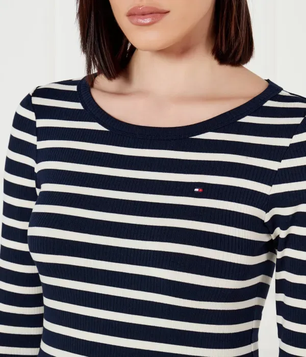 Блуза slim fit Tommy Hilfiger, темно-синий — фото 4