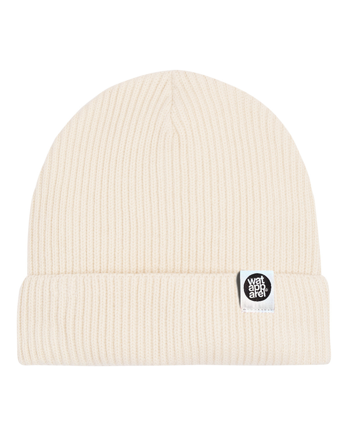 

Кепка wat Apparel Beanie Basic Fisherman Beanie, цвет Natural