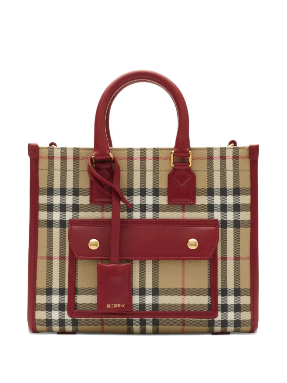 Сумка-тоут на кнопках Burberry, нейтральный