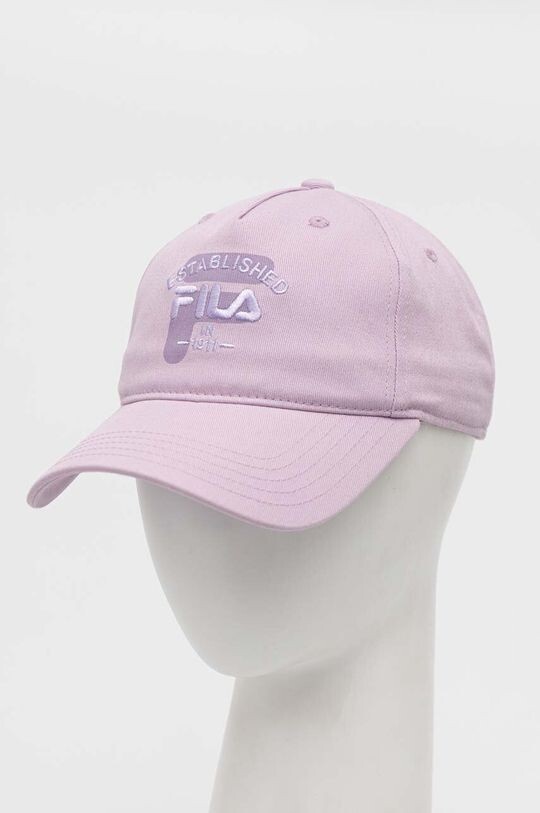 

Хлопковая бейсболка Fila, фиолетовый