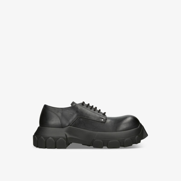 

Бозо тракторные туфли-оксфорды на платформе из кожи Rick Owens, черный
